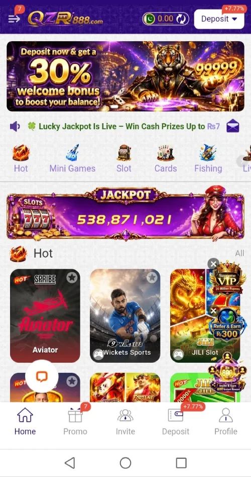 QZR888 Game APK Download 2026 – Features, Bonuses & Guide 1