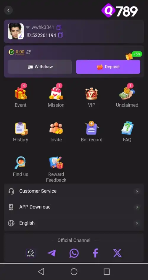 Q789 Game APK – Features, Download, Registration & Rewards 3